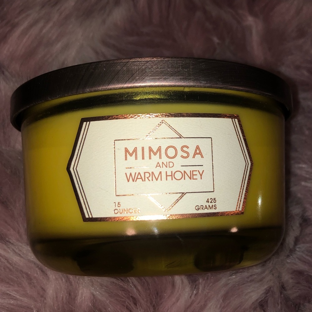 Mimosa and Warm Honey 3-wick Candle